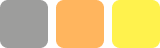 silver grey/orange/fluorescent  yellow (3011)